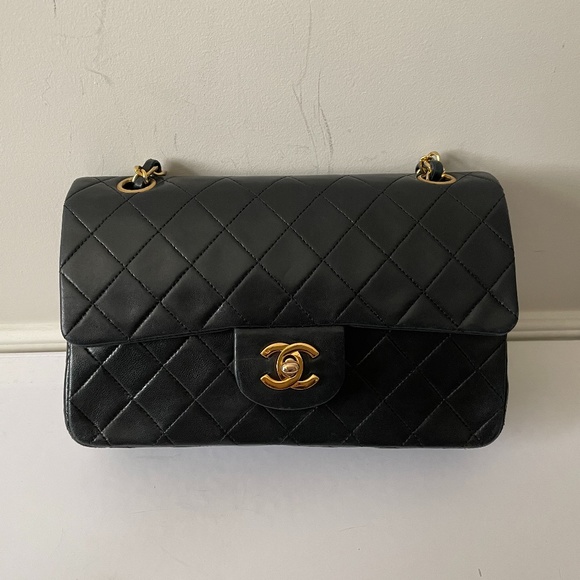 CHANEL Handbags - SOLD Chanel Vintage Small Classic Flap Lambskin